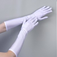 Рукавички стрейч еластан 40см (білі)