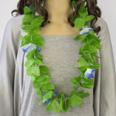 Гавайские леи Нимфа (зеленые с голубым)