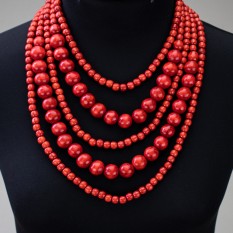 Українські буси Намисто (5 ниток) 2653