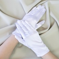 Рукавички стрейч еластан 20см (білі)