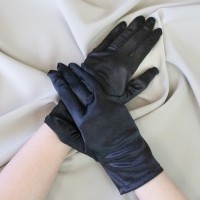 Рукавички стрейч еластан 20см (чорні)