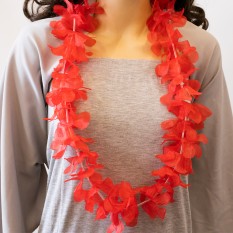 Гавайские леи Гибискус (красные)