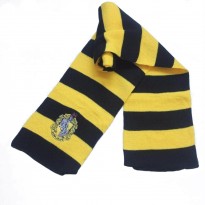 Шарф Гаррі Поттер Пуффендуй (Пуффендуй (Гафелпаф)) (жовтий із чорним)