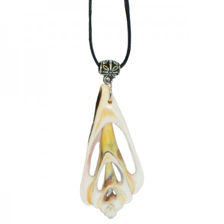Кулон Мушля на шнурку