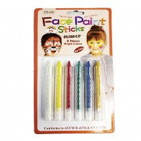 Грим олівці Неонові перламутр (6 кольорів)