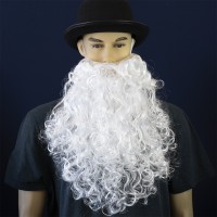 Борода Деда Мороза 30см средняя