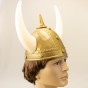 Шлем Варяга с рогами (золотой)