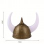 Шлем Варяга с рогами (золотой)