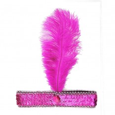 Повязка Чикаго (малиновая)