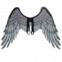 Крылья Косплей 75х105 см  (серые с черным)