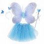 Набір Метелика Карнавальний зі спідницею 50х38см (блакитний)