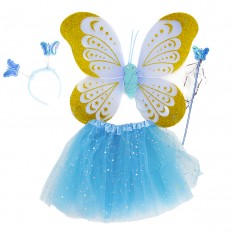 Набір Метелика Карнавальний зі спідницею 50х38см (блакитний)