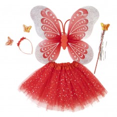 Набір Метелика Карнавальний зі спідницею 50х38см (червоний)