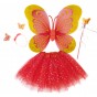 Набор Бабочки Карнавальный с юбкой 50х38см (красный)