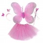 Набор Бабочки Карнавальный с юбкой 50х38см (розовый)