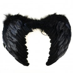 Крылья Ангела Средние 55х40см (черные)