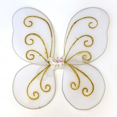 Крылья Бабочки 40х40см средние (белые)