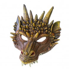 Маска Косплей Дракон Таргариен (оранжевая)