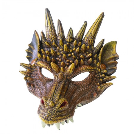 Маска Косплей Дракон Таргарієн (помаранчева)