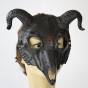 Маска Коза пластик (черная)