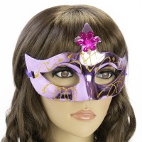 Венецианская маска Луиза (фиолетовая)