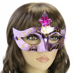 Венецианская маска Луиза (фиолетовая)