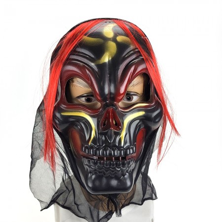 Маска Смерть с капюшоном (черная)
