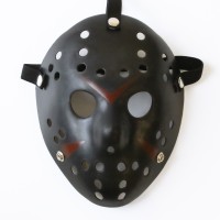 Маска Джейсона пластик (черная)