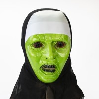 Маска Монахиня зомби (зеленая)