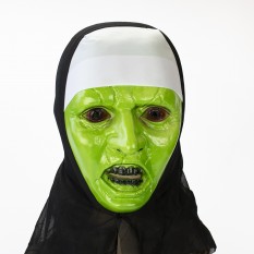 Маска Монахиня зомби (зеленая)