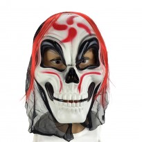 Маска Смерть з капюшоном (біла)