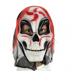Маска Смерть с капюшоном (белая)