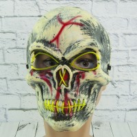 Маска Череп кривавий з зеленим