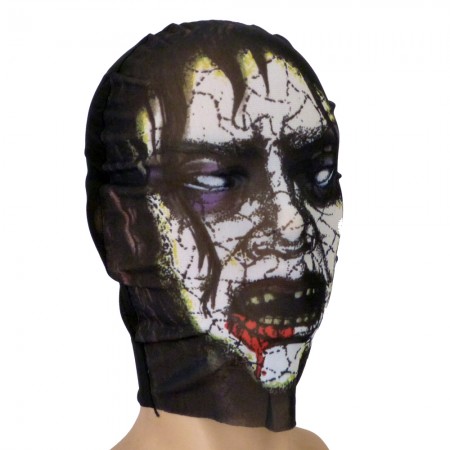 Маска чулок Зомби с фиолетовыми глазами