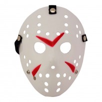 Маска Джейсона пластик (белая)