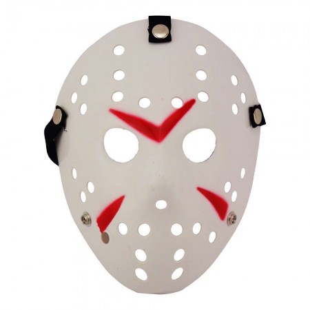 Маска Джейсона пластик (белая)