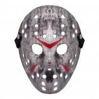 Маска Джейсона пластик (серебро антик)