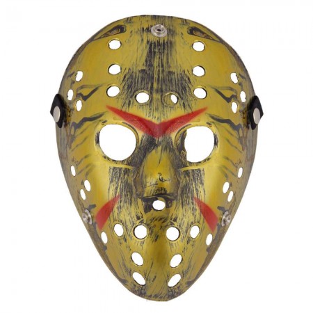 Маска Джейсона пластик (золото антик)