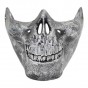 Полумаска Череп (серебро)