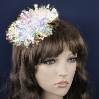 Карнавальний капелюшок на шпильках Блиск мерехтливий 13906