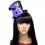 Карнавальная шляпка на заколках Жозефина (фиолетовая роза) 8948