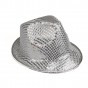 Шляпа Диско Твист (серебряная)