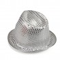 Шляпа Диско Твист (серебряная)
