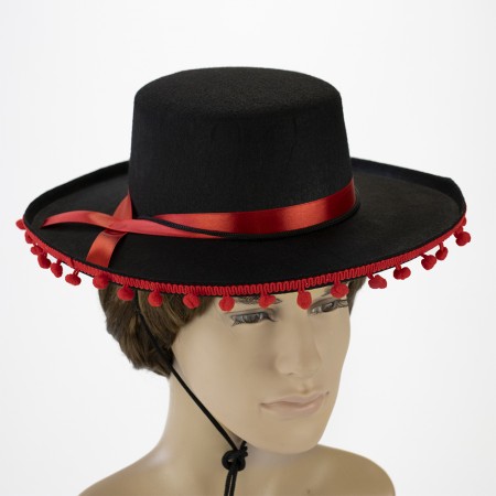 Шляпа детская Испанца (черная)