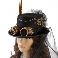 Капелюх Стимпанк Леді Мілдред 13301