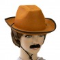 Шляпа детская Ковбой фетр (коричневая)