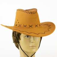 Капелюх Ковбоя замша (світло-коричневий)