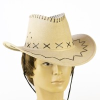 Шляпа Ковбоя замша (светло-бежевая)