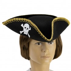Шляпа Пирата треуголка фетр
