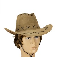 Капелюх Ковбоя замша (бежевий)